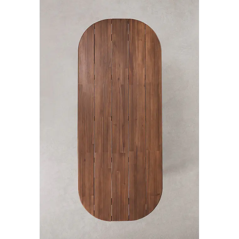 Mesa de comedor Wenora en madera de acacia 7