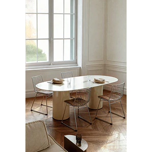 Mesa de comedor Xaeira en vidrio