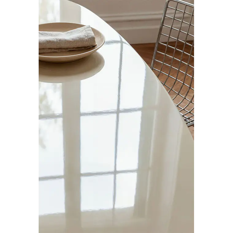 Mesa de comedor Xaeira en vidrio 3