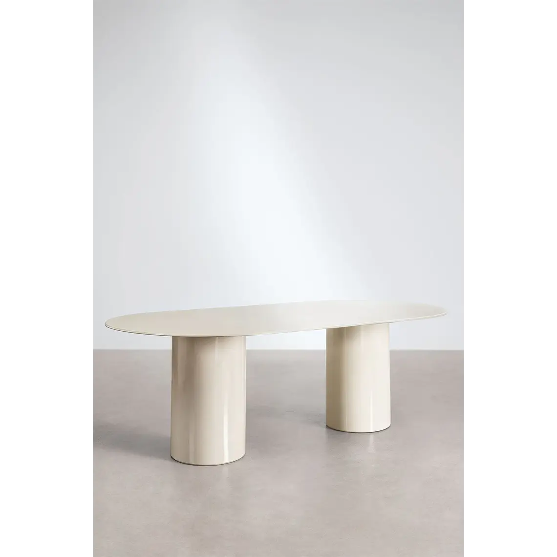 Mesa de comedor Xaeira en vidrio 4