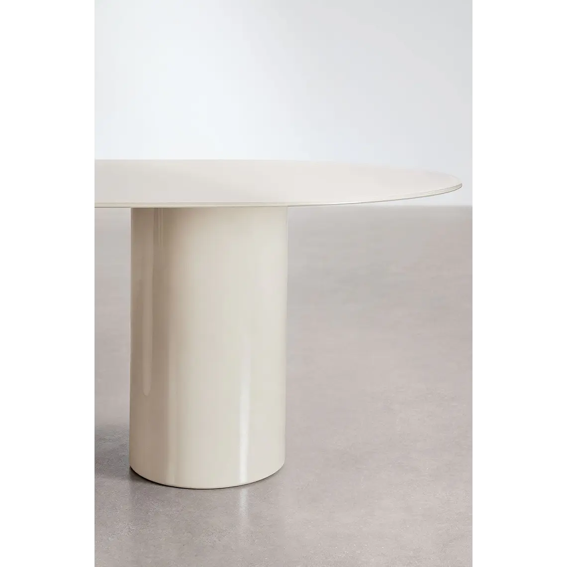 Mesa de comedor Xaeira en vidrio 6