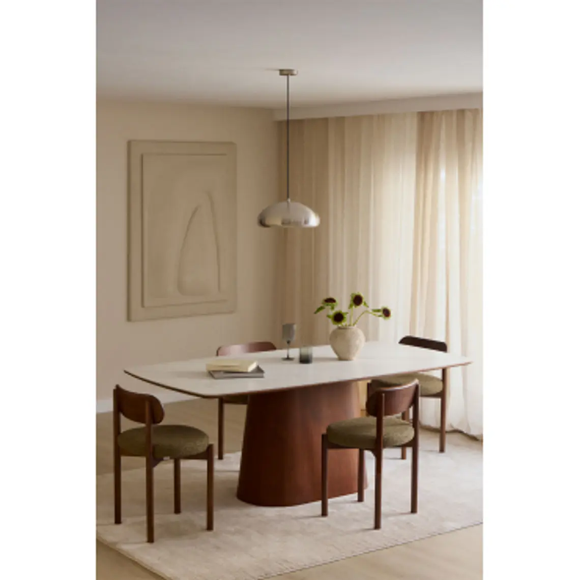 Mesa de comedor Ylenia en madera 14