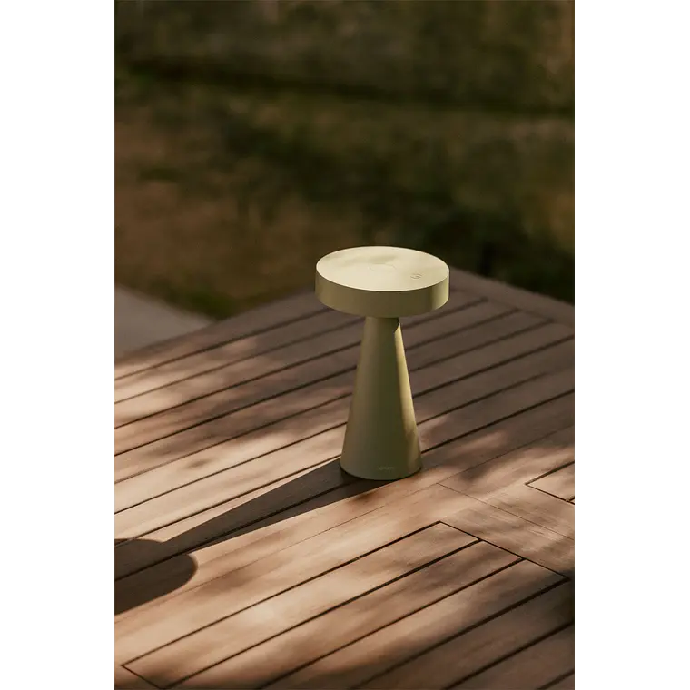 Mesa de jardín 100-160x100 cm extensible en madera de acacia Nereva 4