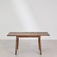 Mesa de jardín 100-160x100 cm extensible en madera de acacia Nereva - Miniatura 7