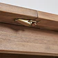 Mesa de jardín 100-160x100 cm extensible en madera de acacia Nereva - Miniatura 9