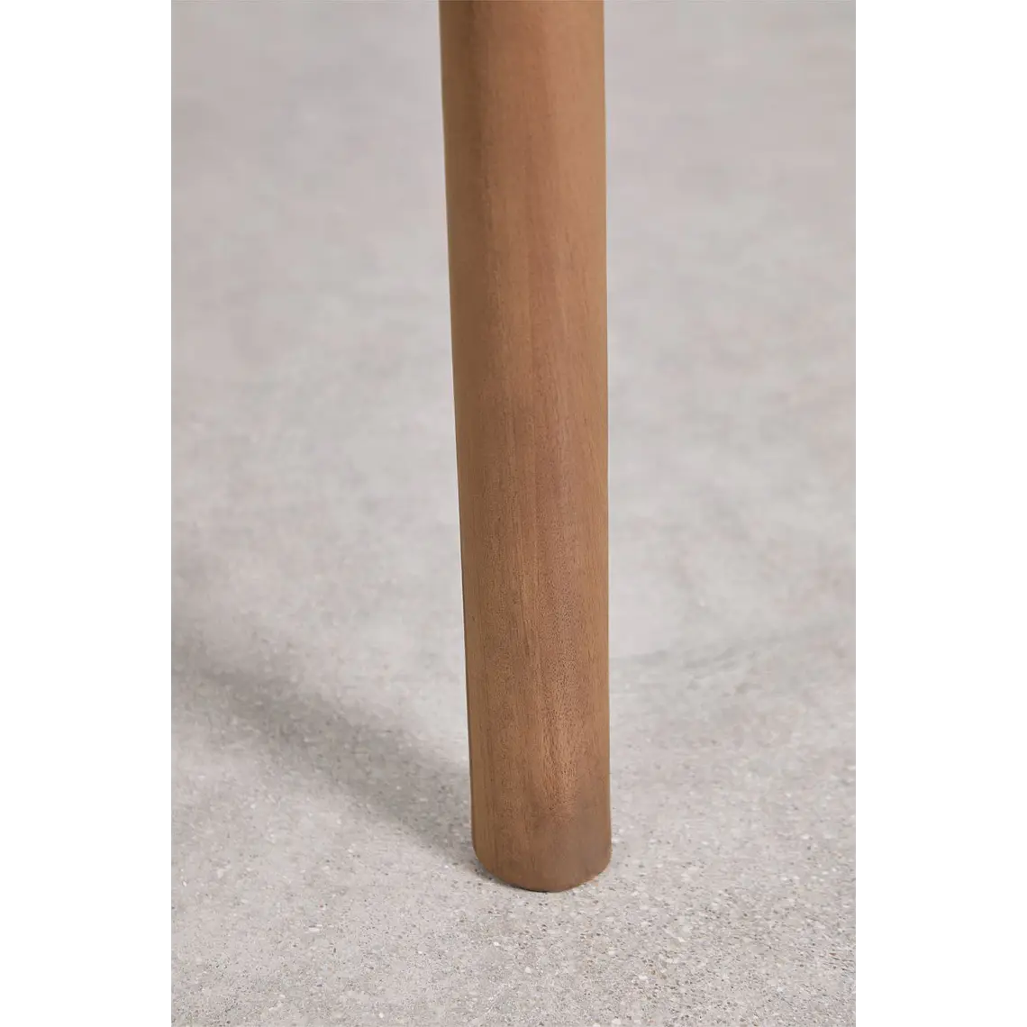 Mesa de jardín 100-160x100 cm extensible en madera de acacia Nereva 11