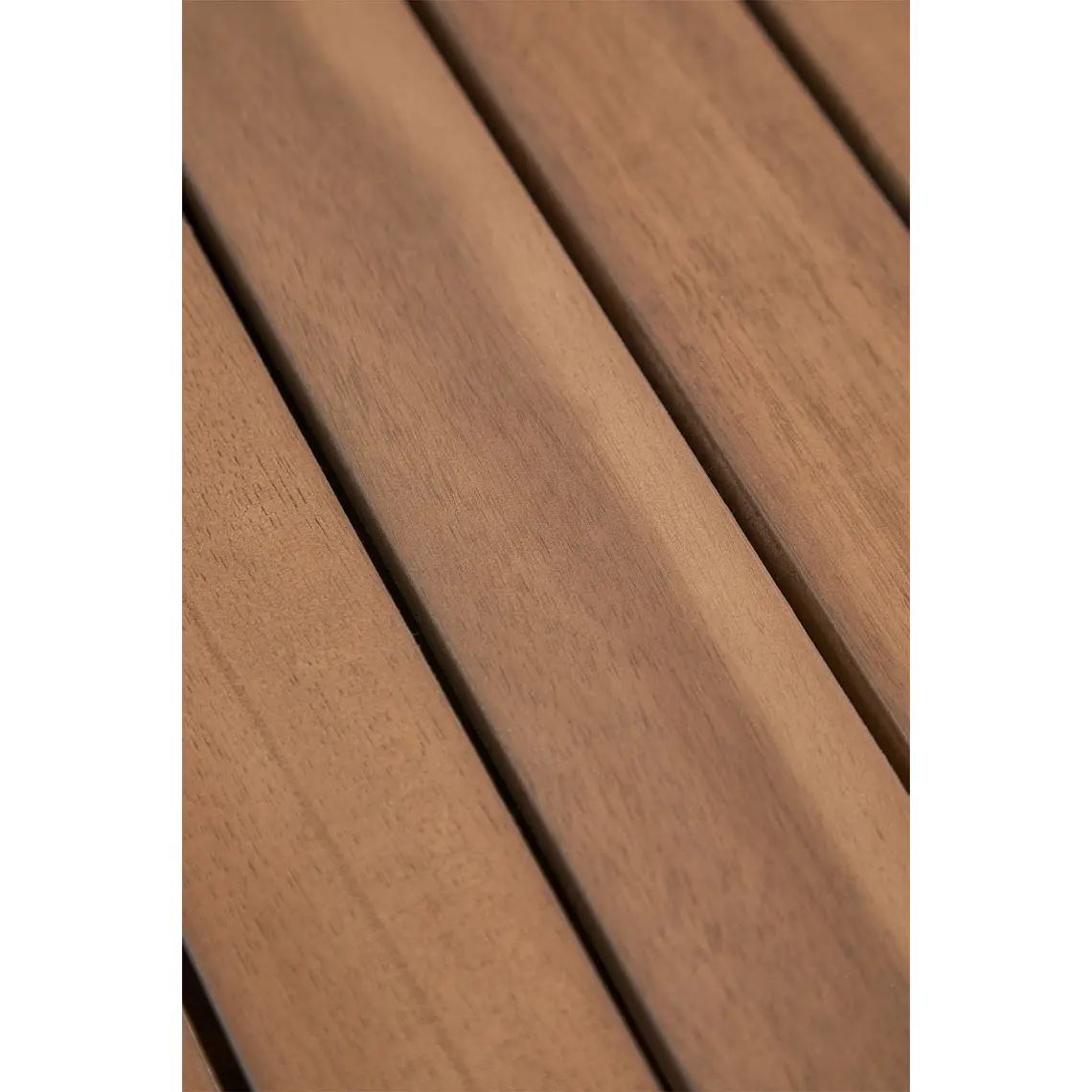 Mesa de jardín 100-160x100 cm extensible en madera de acacia Nereva 12