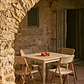 Mesa de jardín 100-160x100 cm extensible en madera de acacia Nereva - Miniatura 13