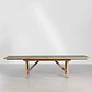 Mesa de jardín rectangular 200-260-320x100 cm extensible en madera de acacia Lumora - Miniatura 6