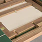 Mesa de jardín rectangular 200-260-320x100 cm extensible en madera de acacia Lumora - Miniatura 8