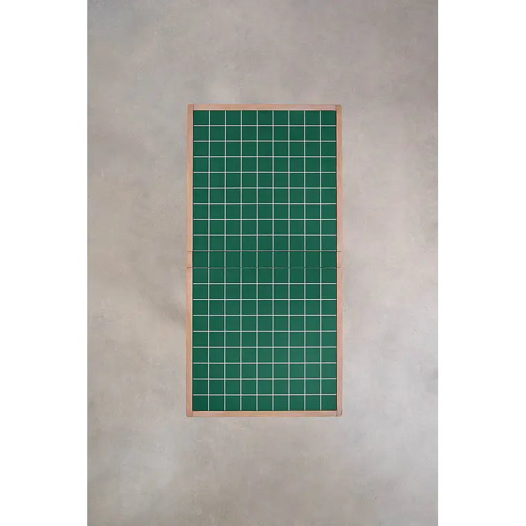 Mesa de jardín rectangular 200-260-320x100 cm extensible en madera de acacia Lumora 11