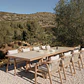 Mesa de jardín rectangular 200-260-320x100 cm extensible en madera de acacia Lumora - Miniatura 16