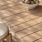 Mesa de jardín rectangular 250-310x105 cm extensible en madera de acacia Cereva - Miniatura 4