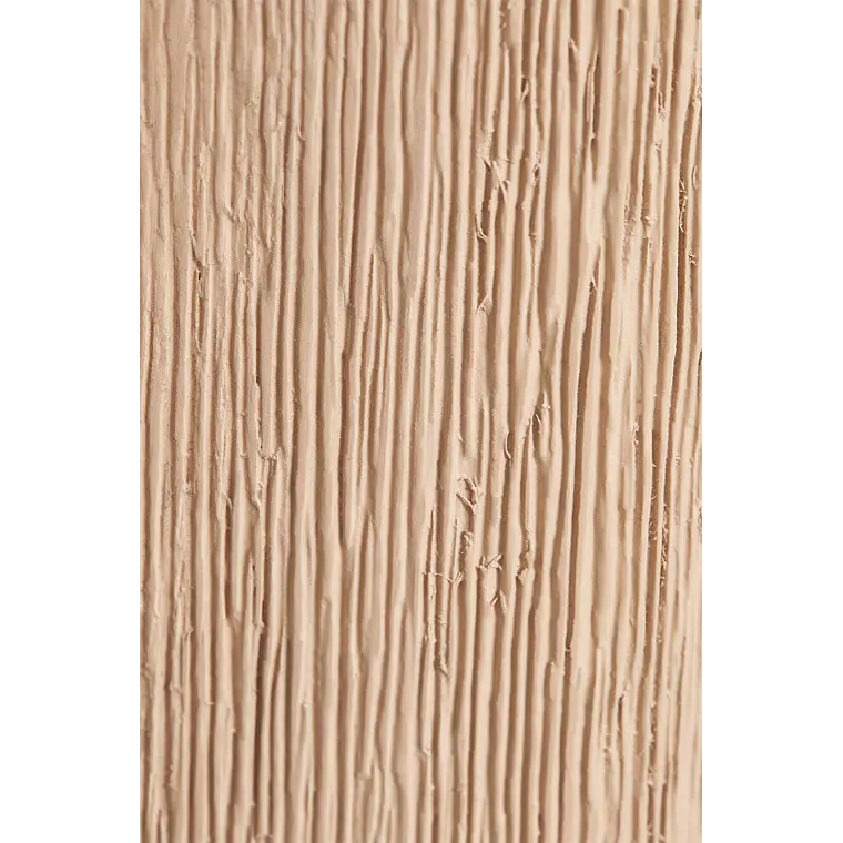 Mesa de jardín redonda Ø100 cm en cemento y madera de acacia Lumia 6