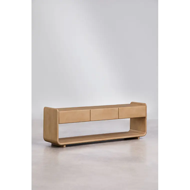 Lualis · Mueble de TV en acabado madera 4