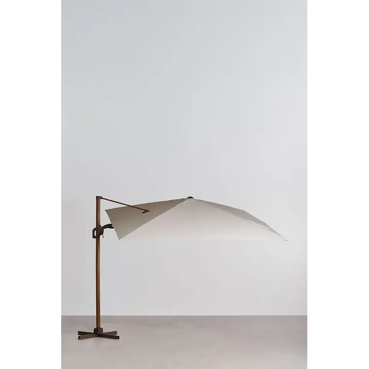 Parasol 295x295 cm en tela y aluminio Lenova 5