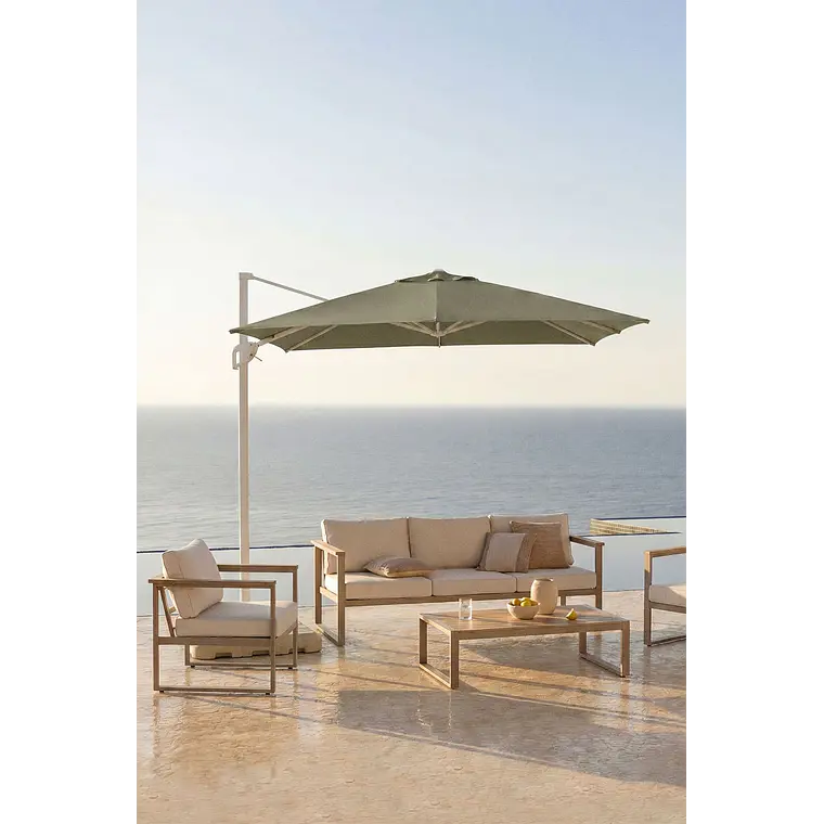 Parasol 295x295 cm en tela y aluminio Lenova 17