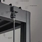 Pérgola bioclimática de aluminio con lamas y paneles laterales Liorina - Miniatura 2