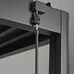 Pérgola bioclimática de aluminio con lamas y paneles laterales Liorina - Miniatura 5