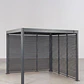 Pérgola bioclimática de aluminio con lamas y paneles laterales Liorina - Miniatura 12