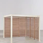 Pérgola bioclimática de aluminio con lamas y paneles laterales Liorina - Miniatura 15