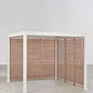 Pérgola bioclimática de aluminio con lamas y paneles laterales Liorina - Miniatura 16