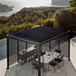 Pérgola bioclimática de aluminio con lamas y paneles laterales Liorina - Miniatura 17