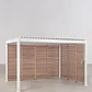 Pérgola bioclimática de aluminio con lamas y paneles laterales Liorina - Miniatura 21