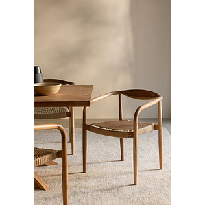 Silla de comedor Aelia en madera de acacia