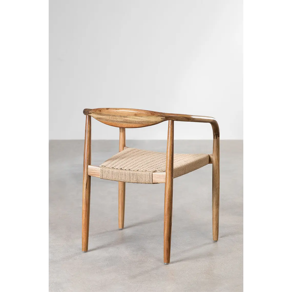 Silla de comedor Aelia en madera de acacia 6