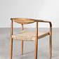 Silla de comedor Aelia en madera de acacia - Miniatura 6