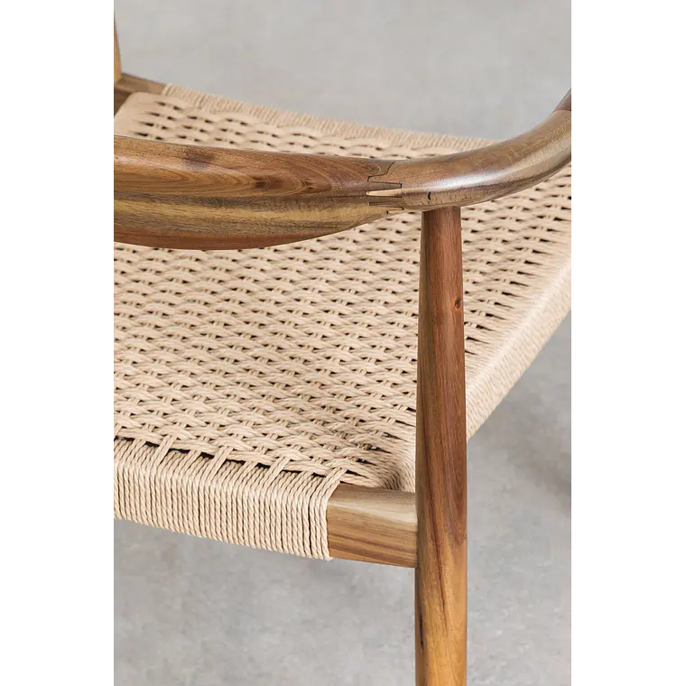 Silla de comedor Aelia en madera de acacia 7
