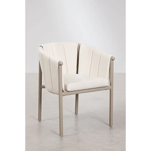 Silla de comedor Alvis en bouclé