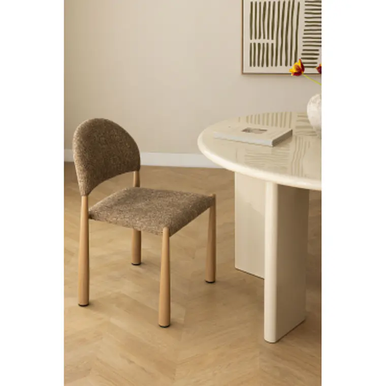 Silla de comedor Caelara en hierro 13