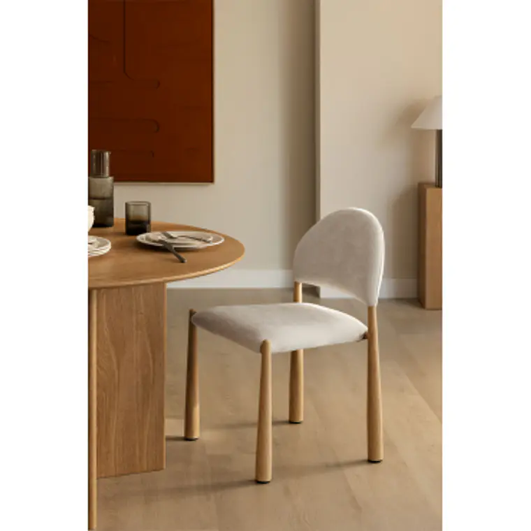 Silla de comedor Caelara en hierro 14