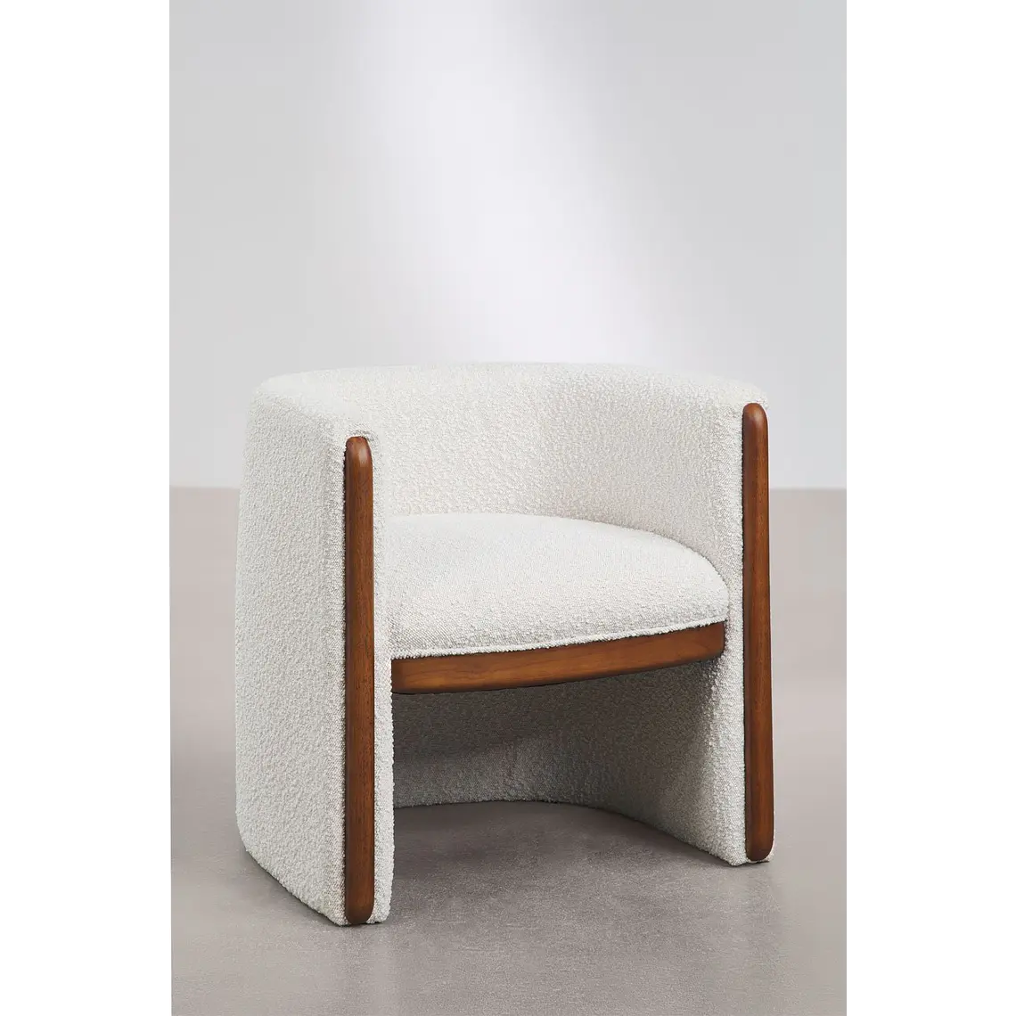 Silla de comedor Daeor en bouclé 4
