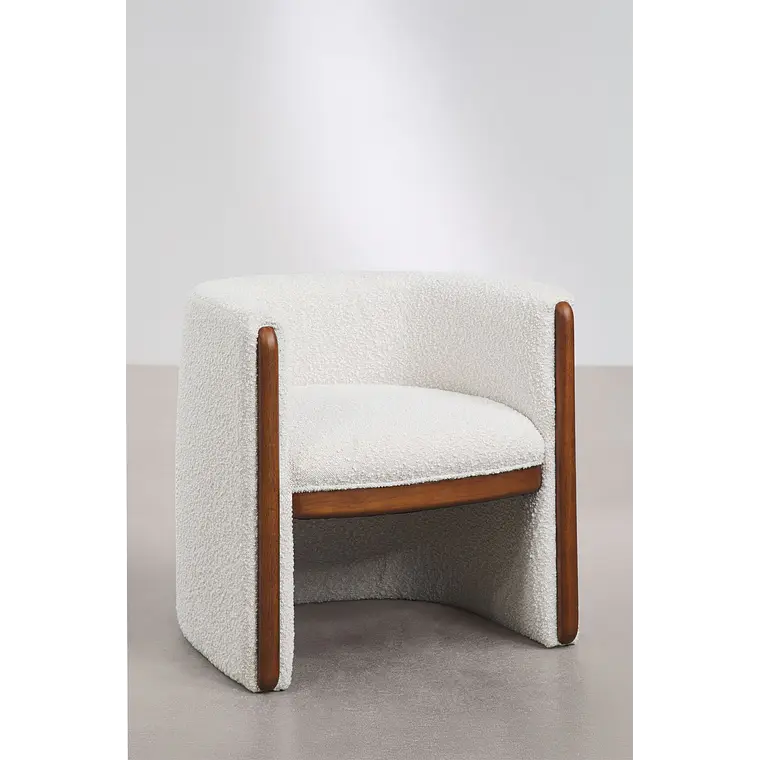 Silla de comedor Daeor en bouclé 4