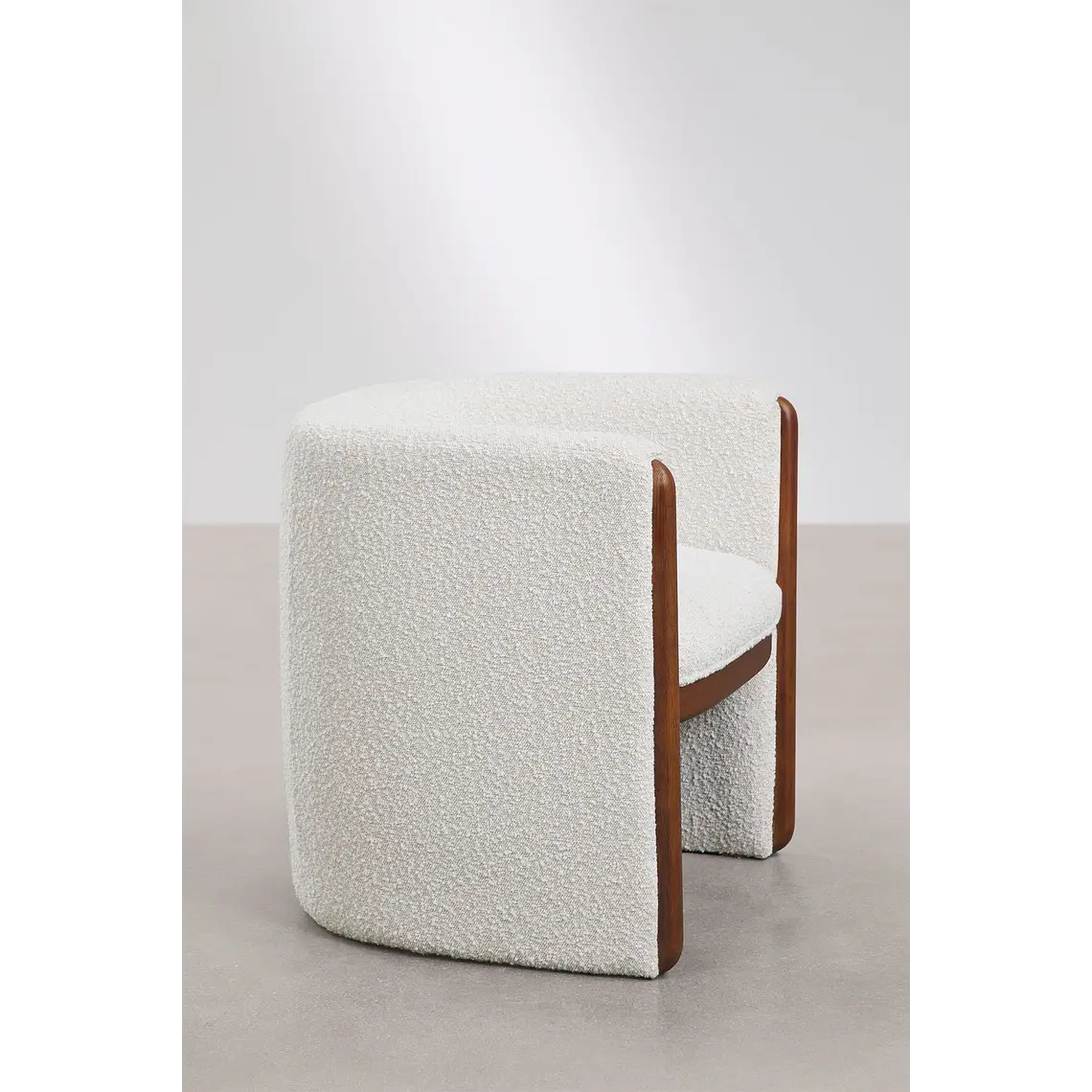 Silla de comedor Daeor en bouclé 5
