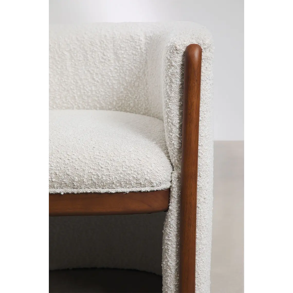 Silla de comedor Daeor en bouclé 7