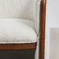 Silla de comedor Daeor en bouclé - Miniatura 7