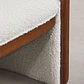 Silla de comedor Daeor en bouclé - Miniatura 9