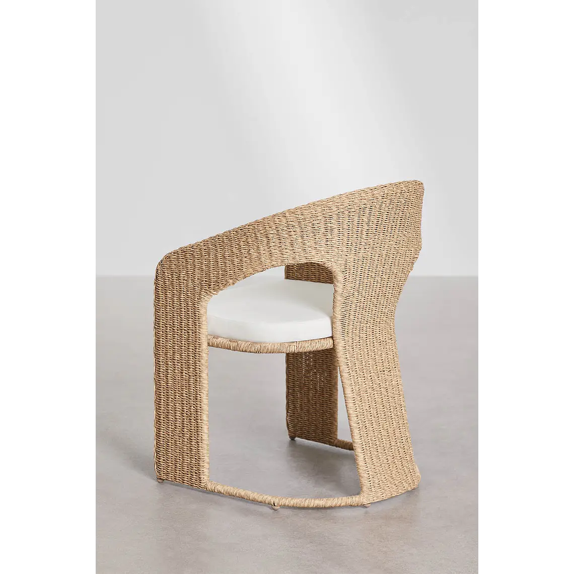 Silla de comedor Elaen en ratán 4