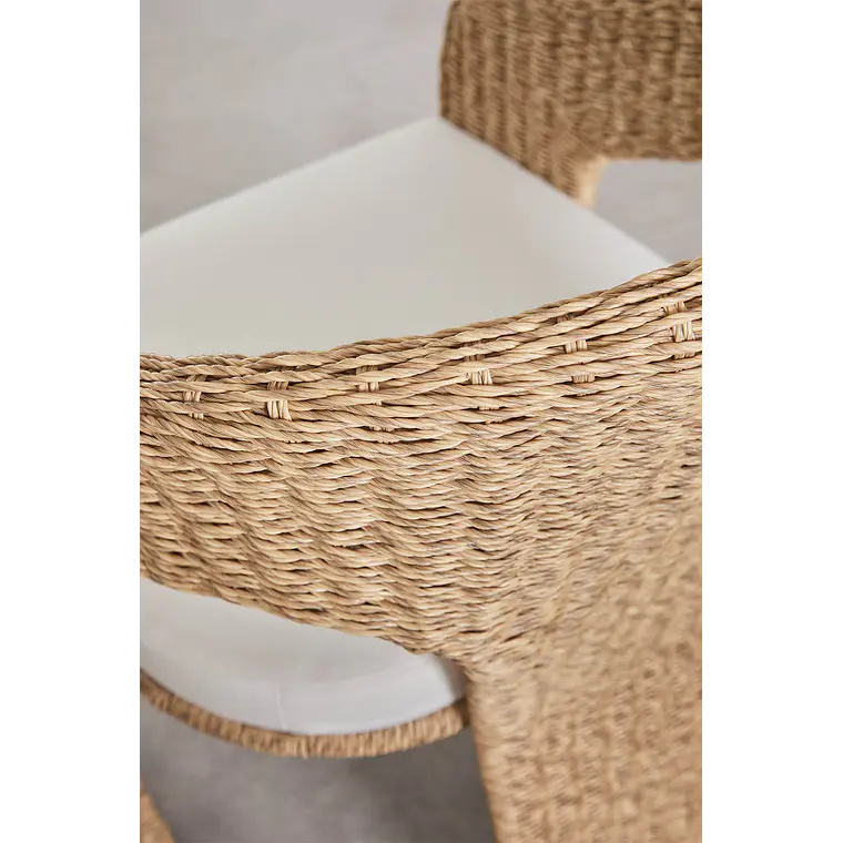 Silla de comedor Elaen en ratán 5