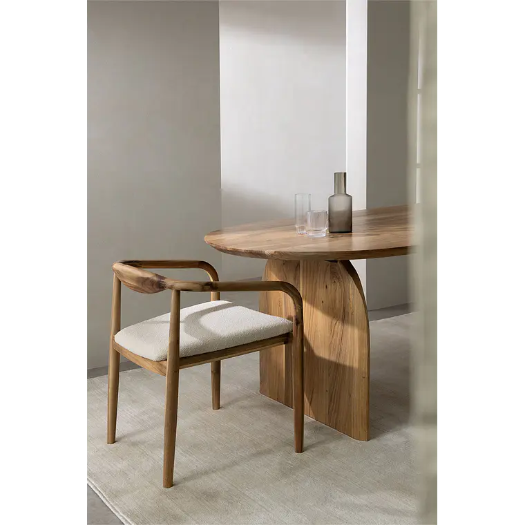Silla de comedor Elaeri en madera de acacia 1