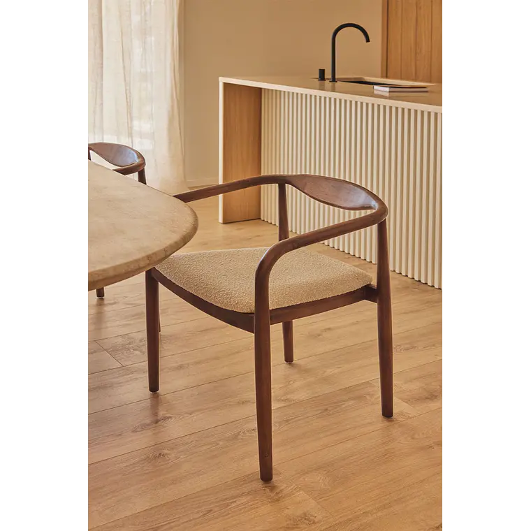 Silla de comedor Elaeri en madera de acacia 2