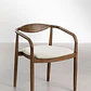 Silla de comedor Elaeri en madera de acacia - Miniatura 4
