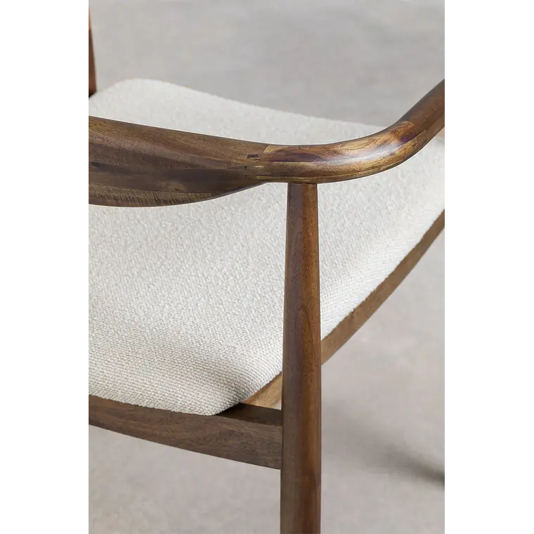 Silla de comedor Elaeri en madera de acacia 7