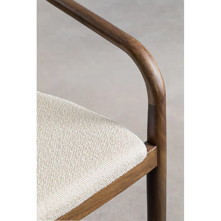 Silla de comedor Elaeri en madera de acacia 8