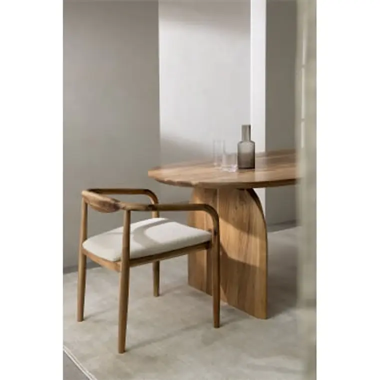 Silla de comedor Elaeri en madera de acacia 11