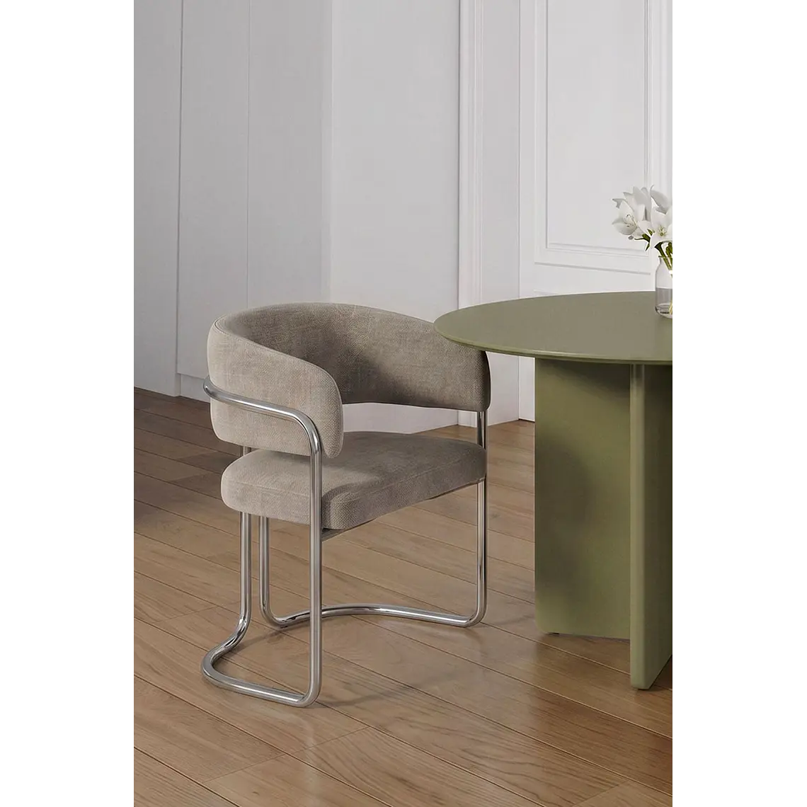 Silla de comedor Evoena en hierro 1